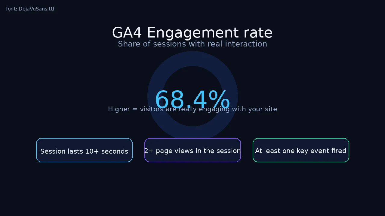 GA4 engagement rate